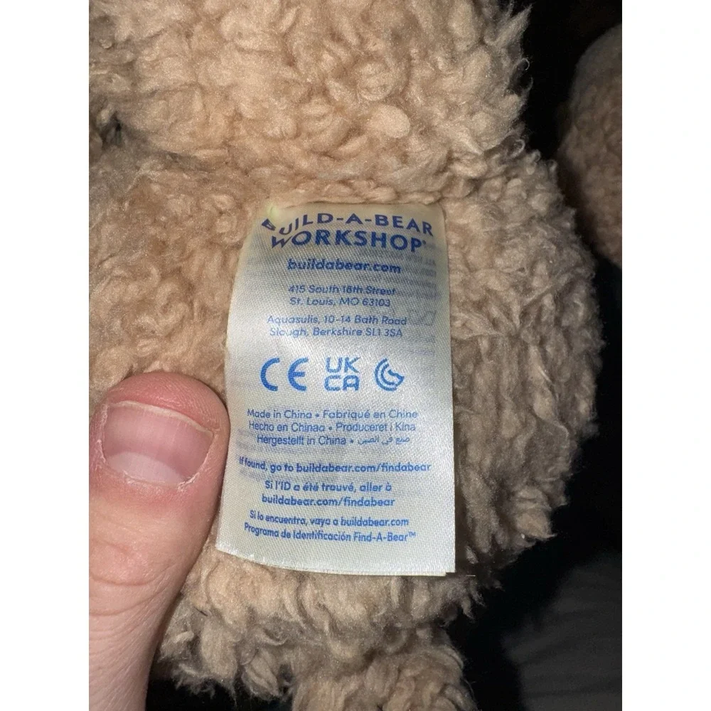 Build a Bear Talking Emotional Support Bear w/Shirt Teddy Bear